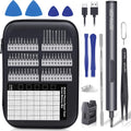 Mini Electric Screwdriver Set, 76 in 1 Cordless with 60 Magnetic Bits, Rechargeable, Pack of 2 J682556