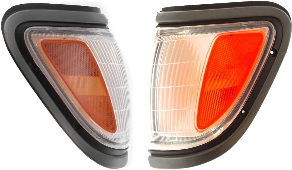 Black Parking/Side Marker Light Assembly Pair Y8347