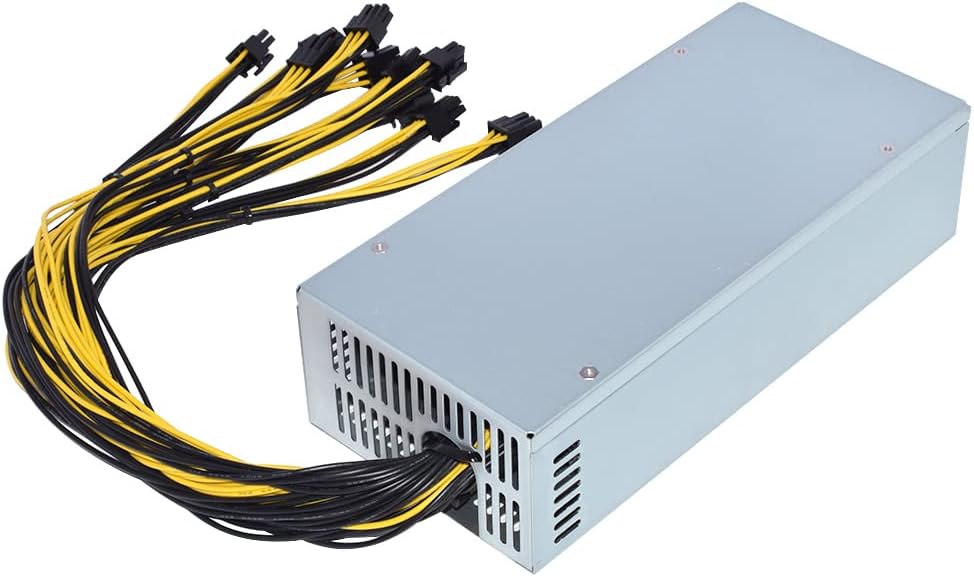 2000W 110-220V PSU 10x6 Pin Mining Power Supply U780