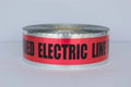 Detectable Underground Tape Red 3 mil x 22 mil x 1000 ft Roll (8 Roll/Case) V903