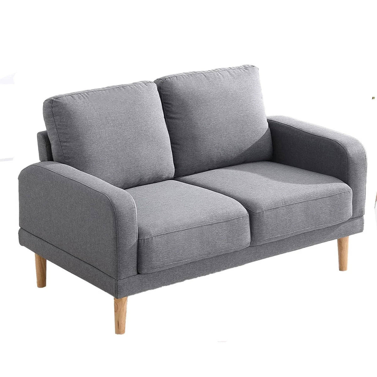 Light Grey 50" Upholstered Loveseat Sofa U769
