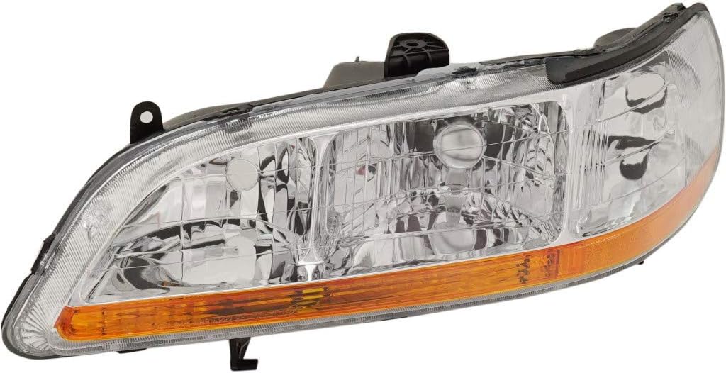 Honda Accord 2001 2002 Passenger Side Headlight Lens and Housing E90696