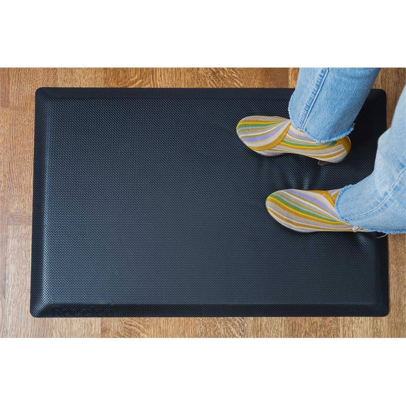 Standing Desk Converter with Floor Mat 31.5 inch Gray S803676