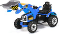 12V Battery Powered Kids Ride On Excavator with Front Loader Digger J4642