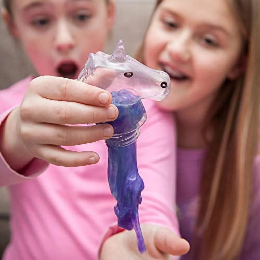 Unicorn Slime Kit with Fluffy Slime, Charms, Emoji Slime, Floam Beads, Glitter Add Ins DIY Slime Making Kit and Slime Accessories G33015