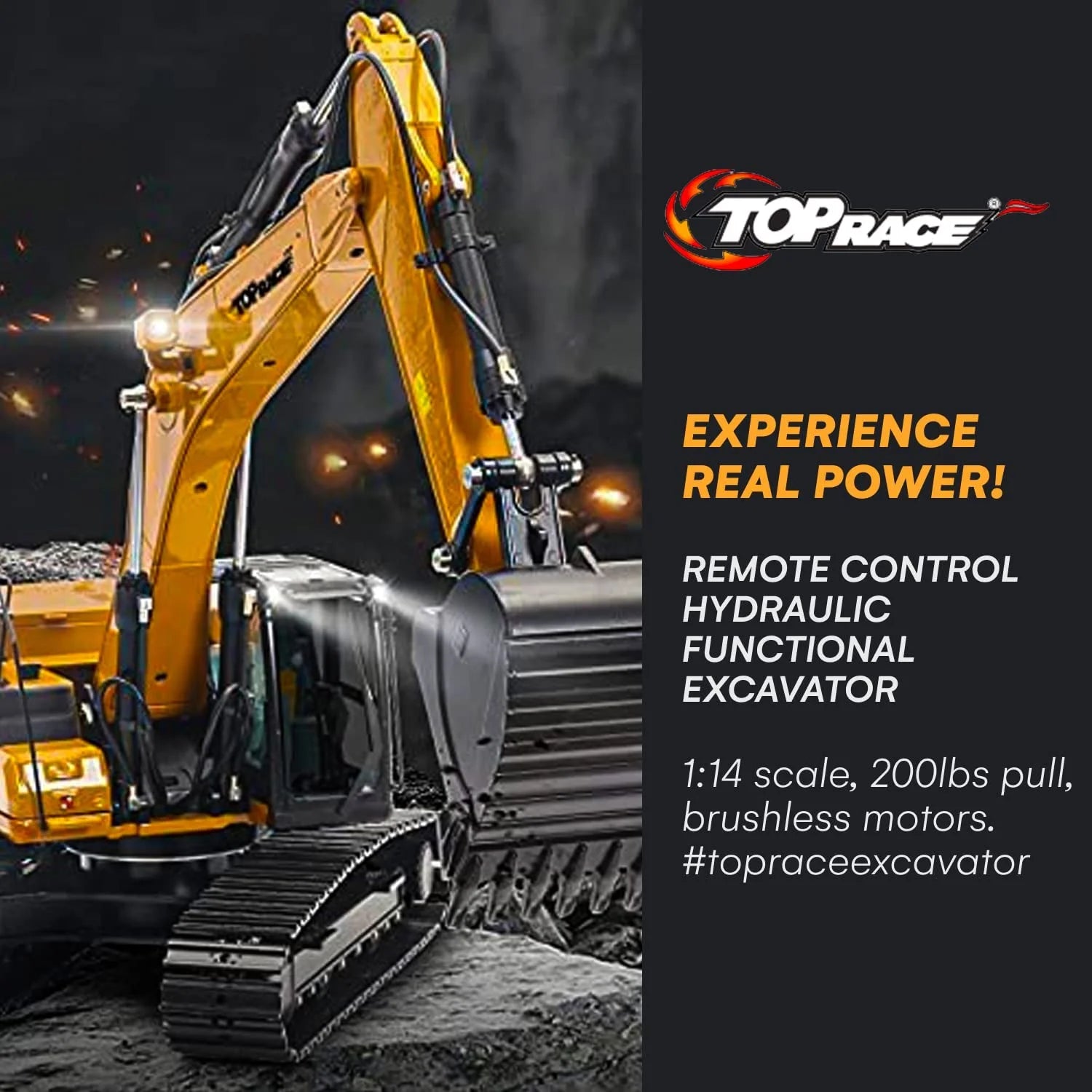 1:14 Scale RC Hydraulic Excavator Z2740