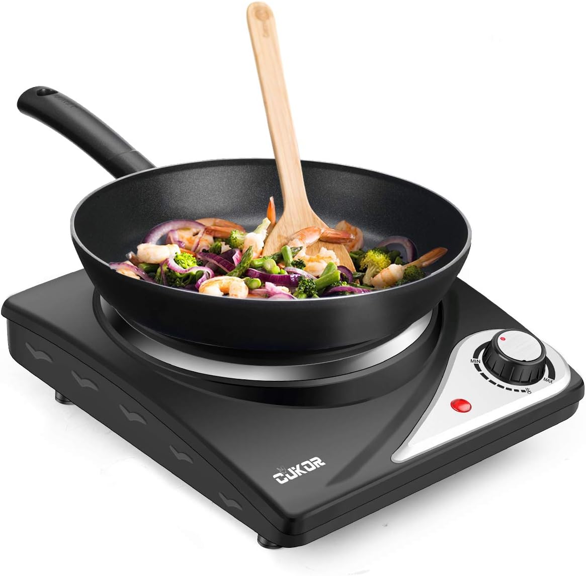 1500W Portable Electric Hot Plate with Cast-Iron D7753