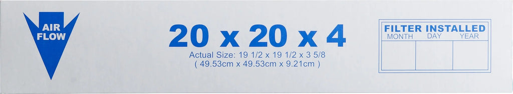 20x20x4 Pleated MERV 14 Air Filter V512