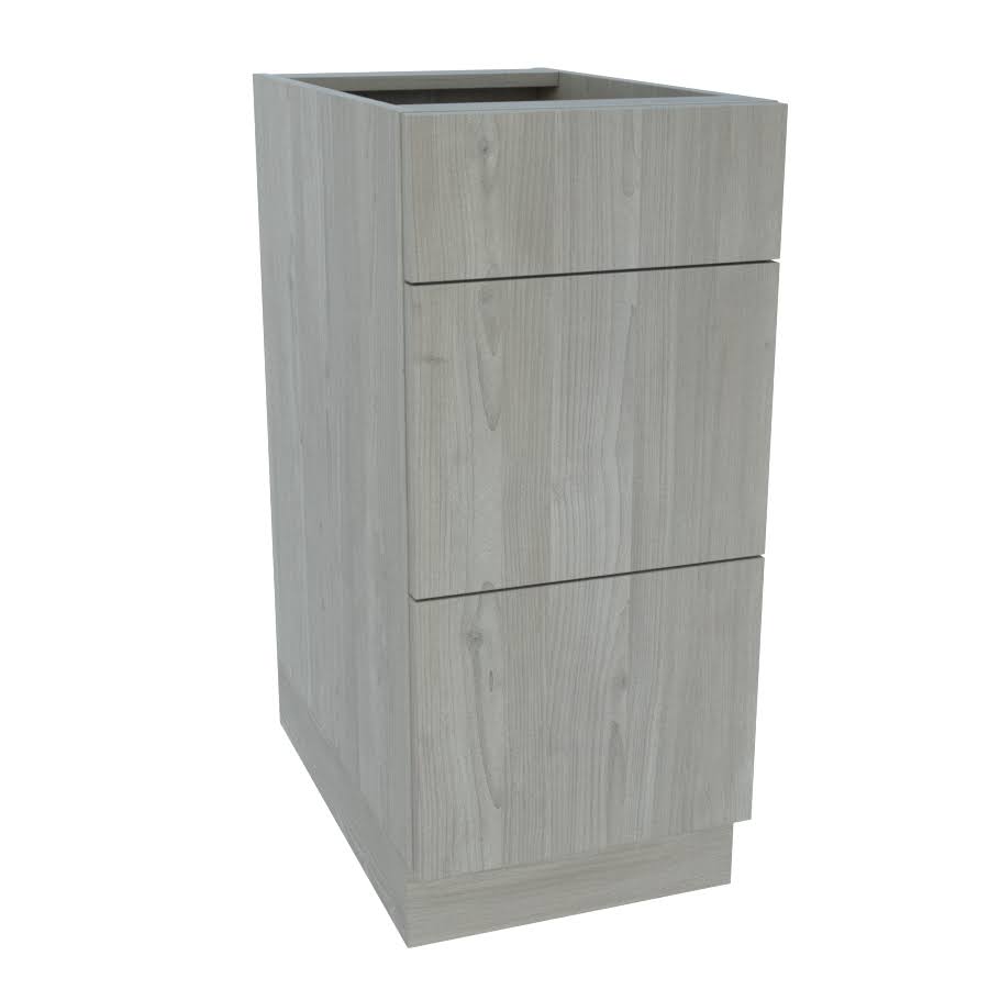 Grey Nordic 12x22 x 34.5x22 x 24x22 Drawer Base Cabinet P52174