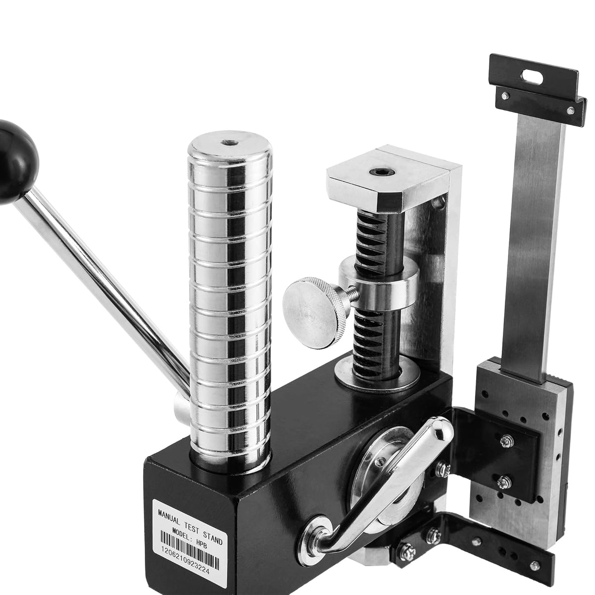 Force Gauge Stand Push Pull Test Stand Lever-Operated Manual Test Stand Stroke 70mm/2.8 with Digital Scale and Clamp x1 I300