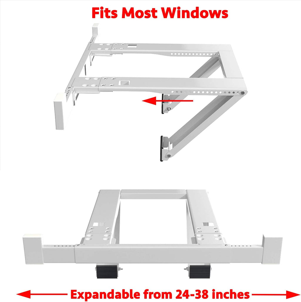 Drill-Less Window Air Conditioner Bracket Pack of 2 W536