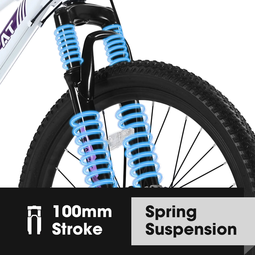 24 Inch Wheels Adult Mountain Bike with Dual Disc Brake Steel Frame A377