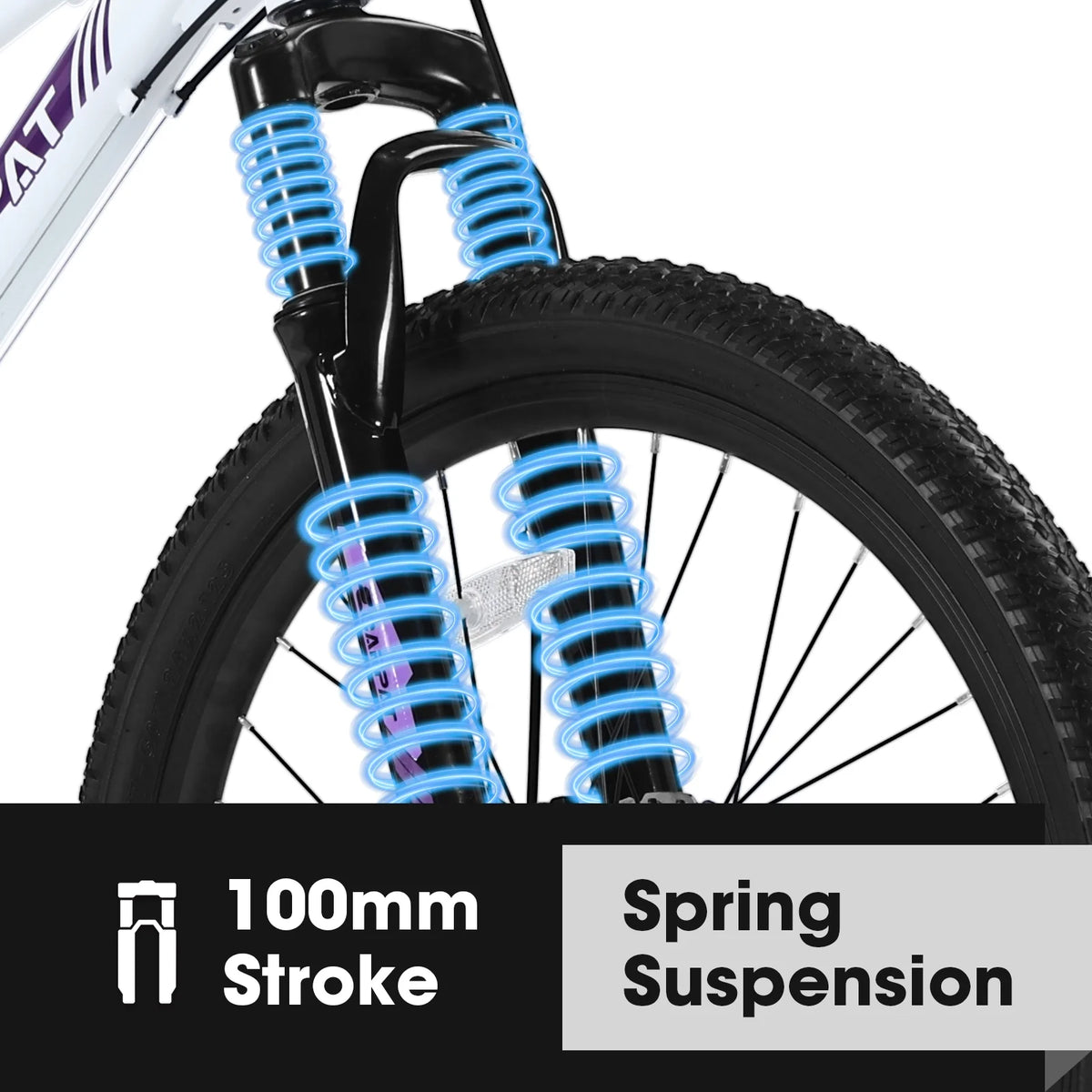 24 Inch Wheels Adult Mountain Bike with Dual Disc Brake Steel Frame A377
