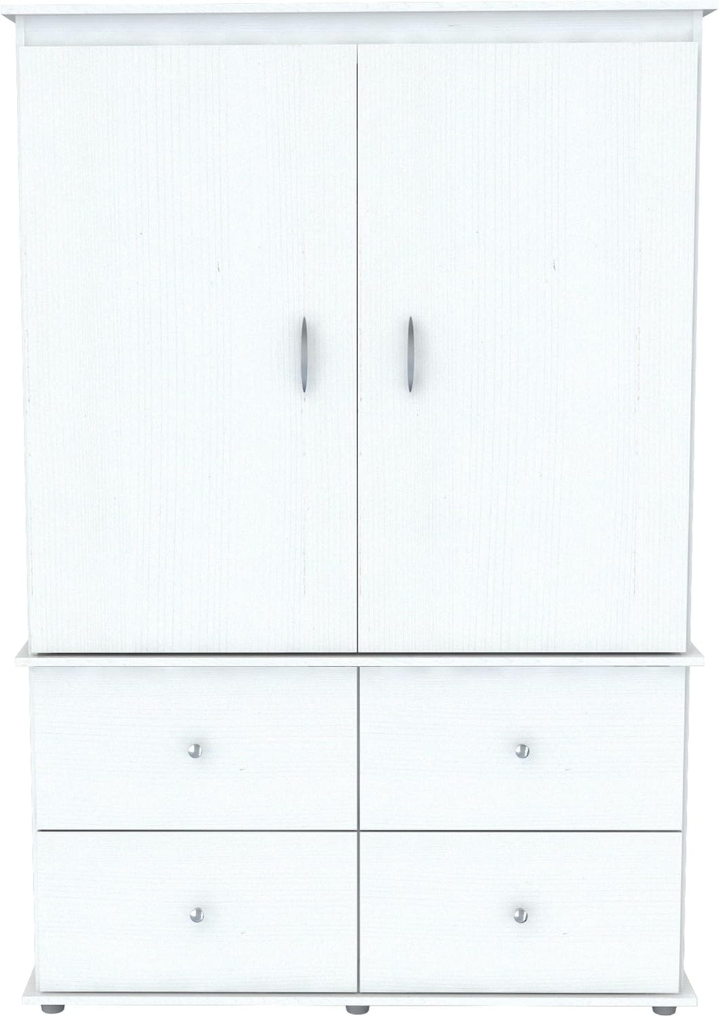 White Armoire Audio Video Combo E584630