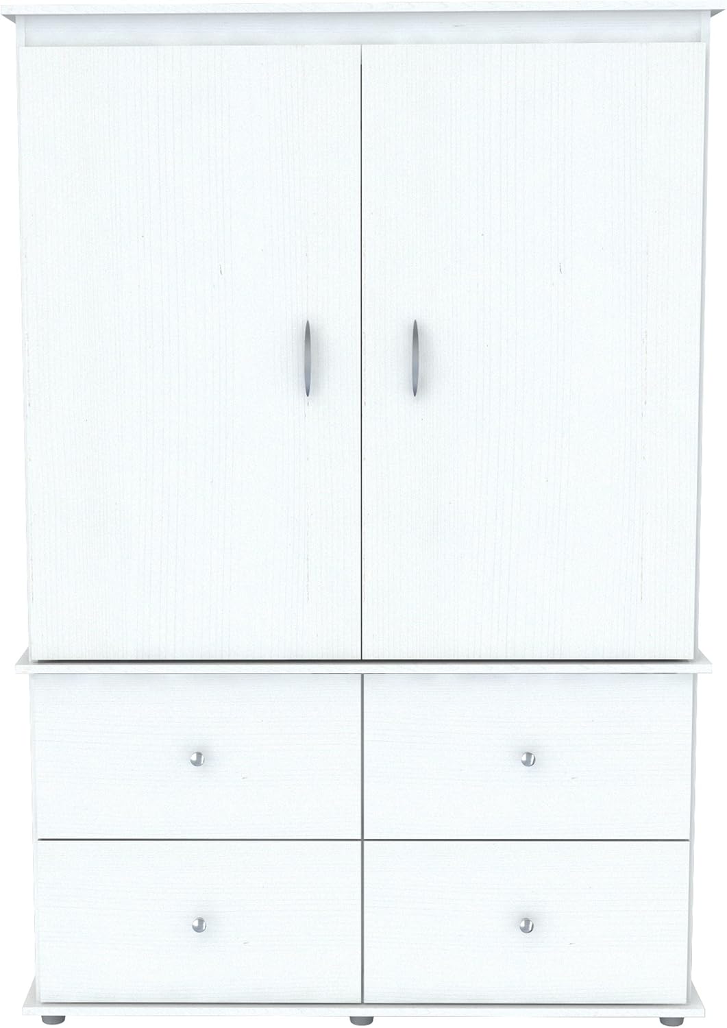 White Armoire Audio Video Combo E584630