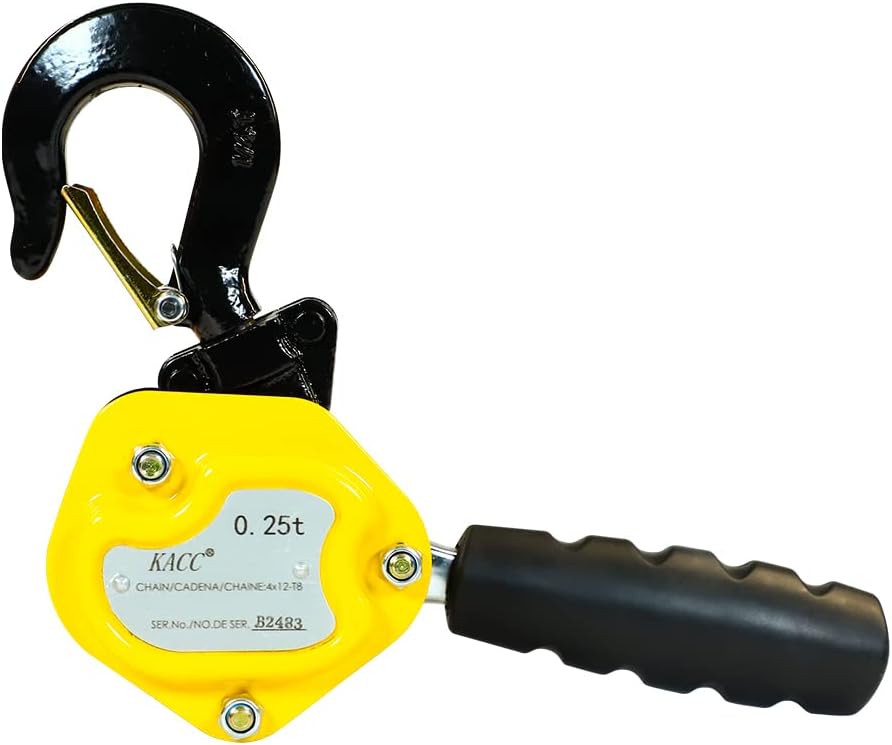 550LBS Manual Lever Chain Hoist 5 Feet Lift G80 Chain with Hook Pack of 2 Q96641