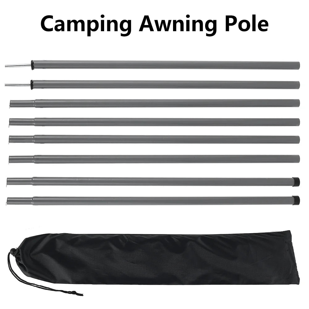 Adjustable Universal Iron Tent Poles for Camping Canopy F1213