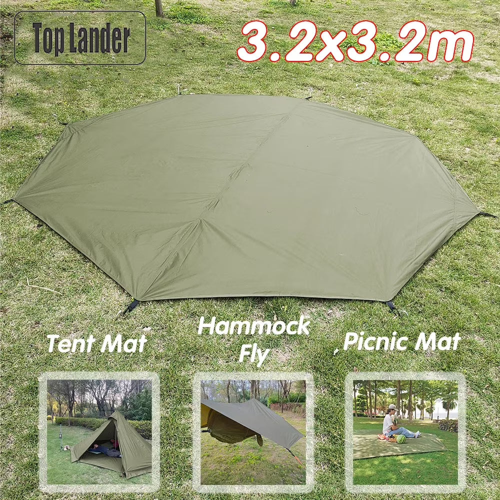 10 x 10ft Waterproof Tent Footprint Groundsheet D674