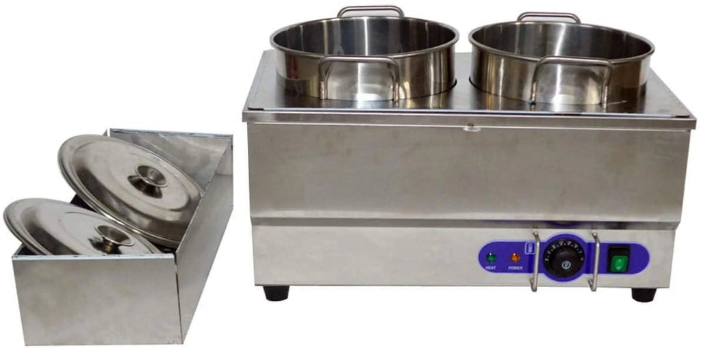 1500W Commercial Food Warmer Bain Marie Steam Table 2 Pots M686