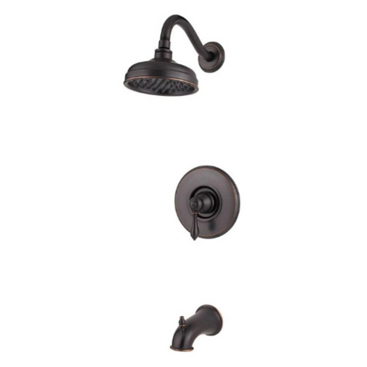 Tuscan Bronze Tub & Shower Faucet Trim Kit Q573569