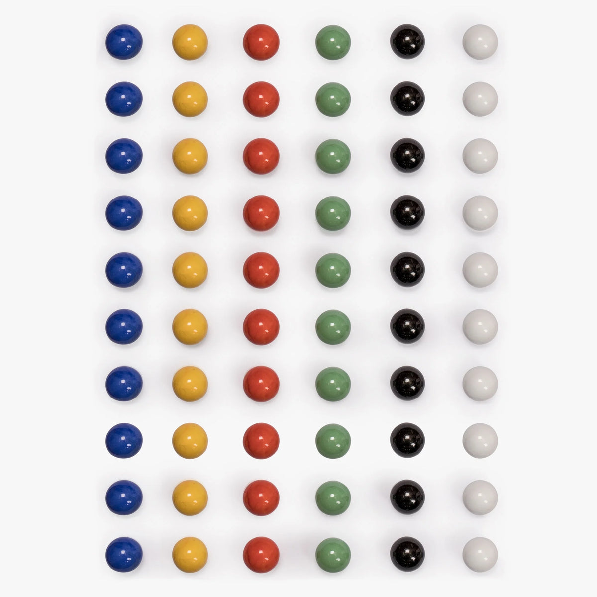 60 Pieces Chinese Checkers Glass Marbles Set D764