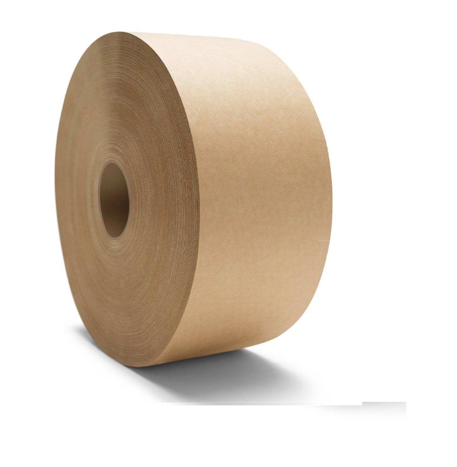 40 Rolls Brown Kraft Paper Gummed Tape 72mm x 450m D94309