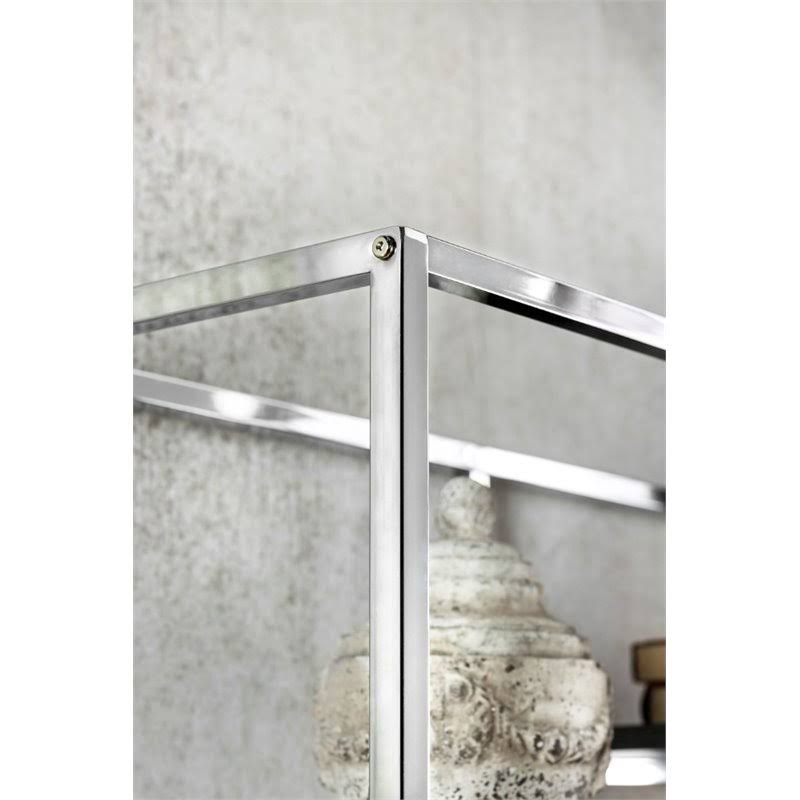Chrome 6 Shelf Bookcase Q34696