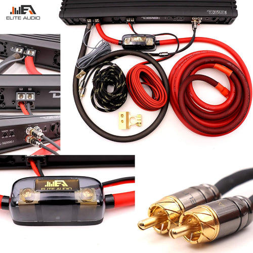 0 Gauge 100% Copper Amplifier Installation Wiring Kit with 20 feet Copper Wire O87924