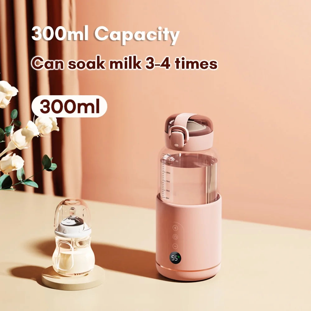 Portable Warmer for Formula 300ml Capacity Wireless Instant Warmer Electric Kettle R588866