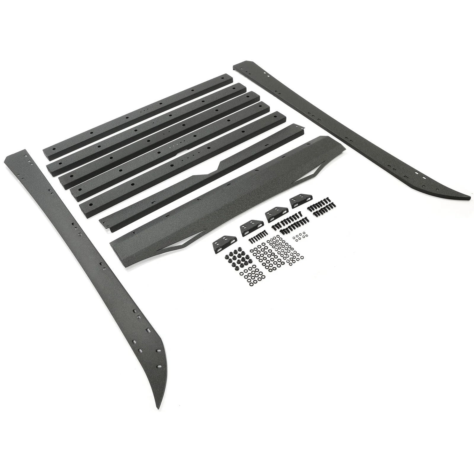 Black Steel Roof Cargo Rack J702