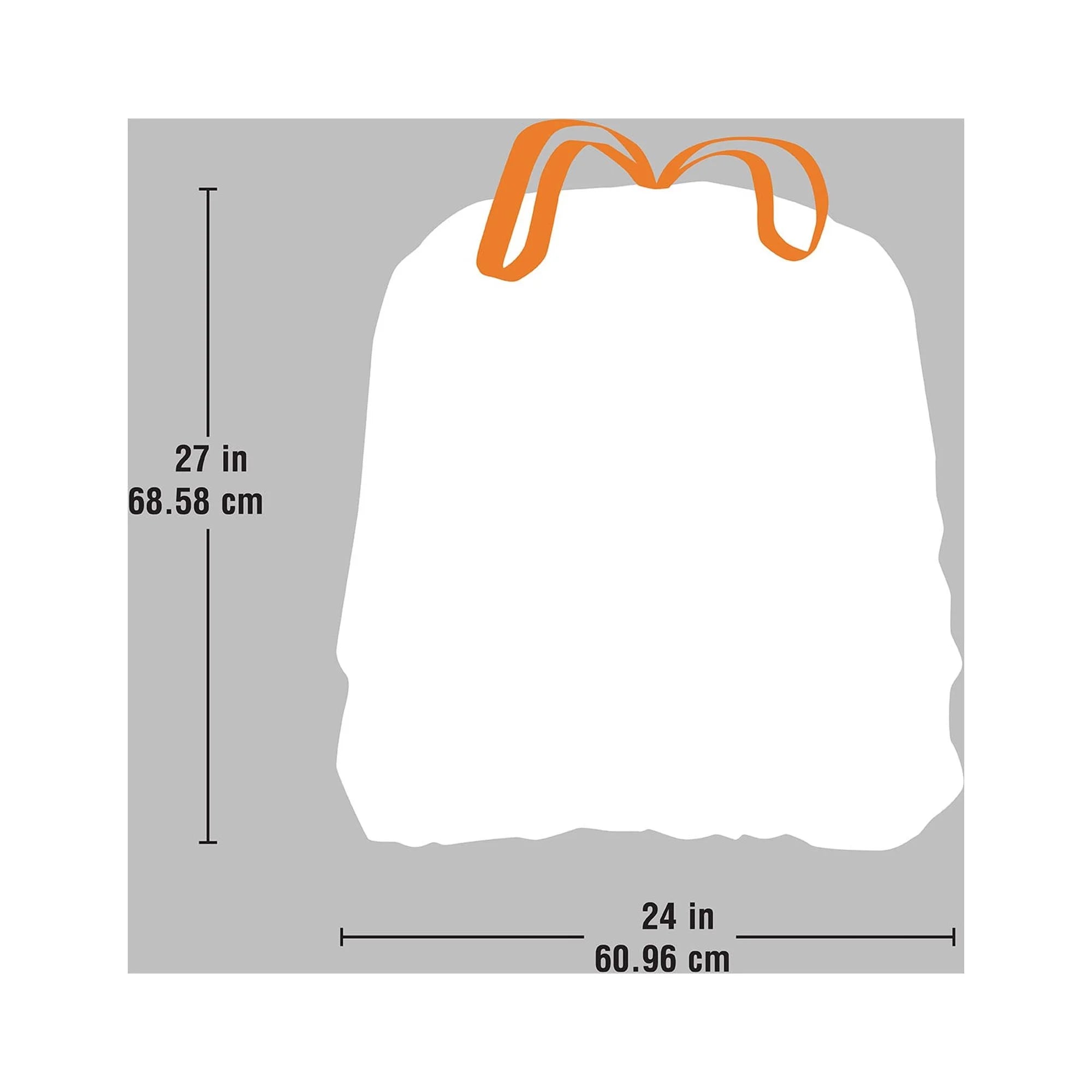 120 Count 13 Gallon Tall Kitchen Trash Bags with Drawstring E770