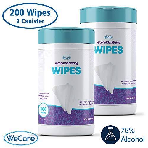 Alcohol Sanitizing Wipes - 1,200 Count - 75% Alcohol V38680