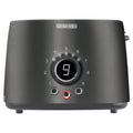 2-slot Toaster with Digital Button and Rack, Black T692274