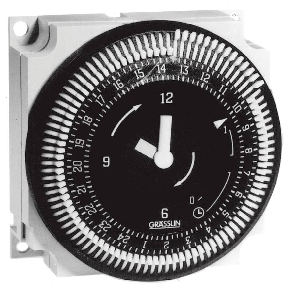 Electromechanical Timer, 24-Hour, SPDT L65015