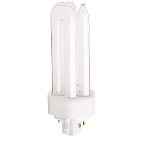 26-Watt Triple Tube Compact Fluorescent Light Bulb, 3500K, 1746 Lumens, 82 CRI, T4 Shape, 4-Pin GX24q-3 Base I903712