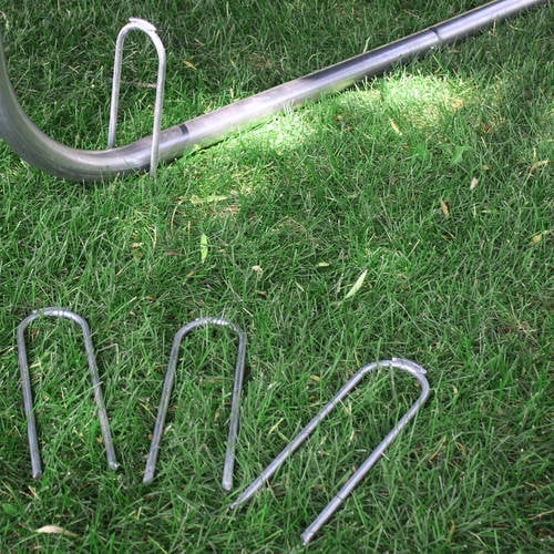40 inch Wide-Step Trampoline Ladder with Wind Stakes O191910