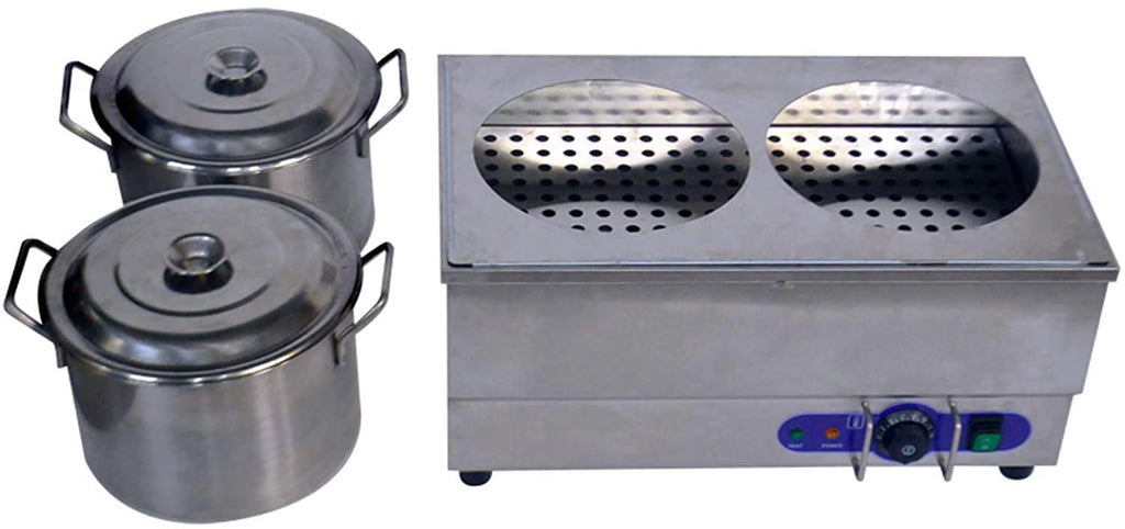 1500W Commercial Food Warmer Bain Marie Steam Table 2 Pots M686