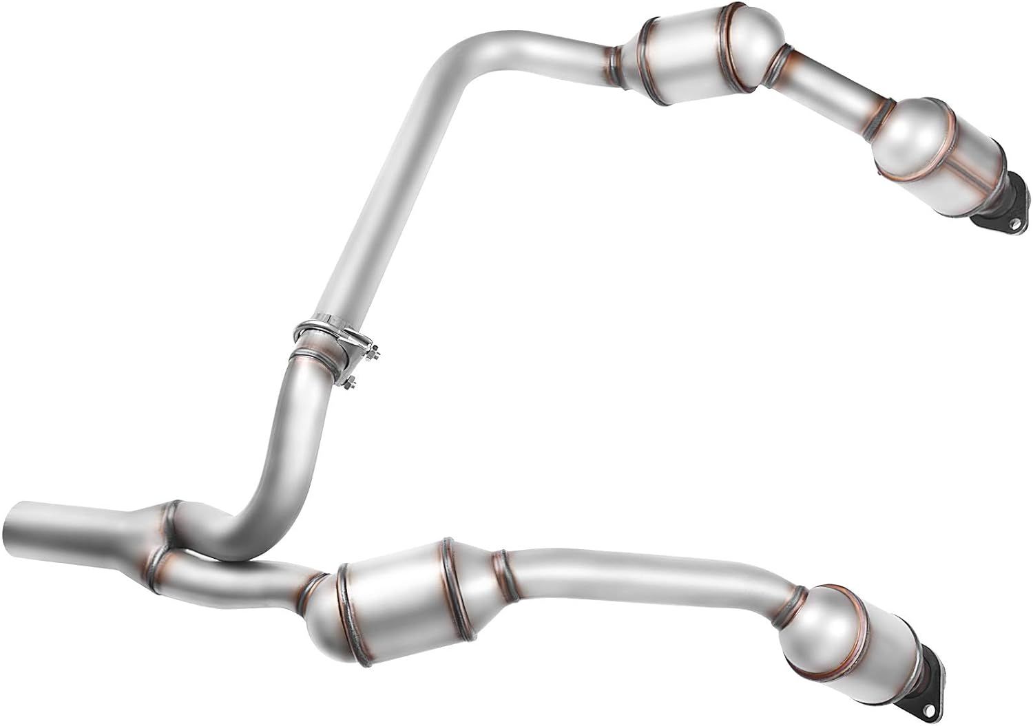 Catalytic Converter Compatible with 2007-2009 Jeep Wrangler JK 3.8L Direct-Fit Stainless Steel P82084