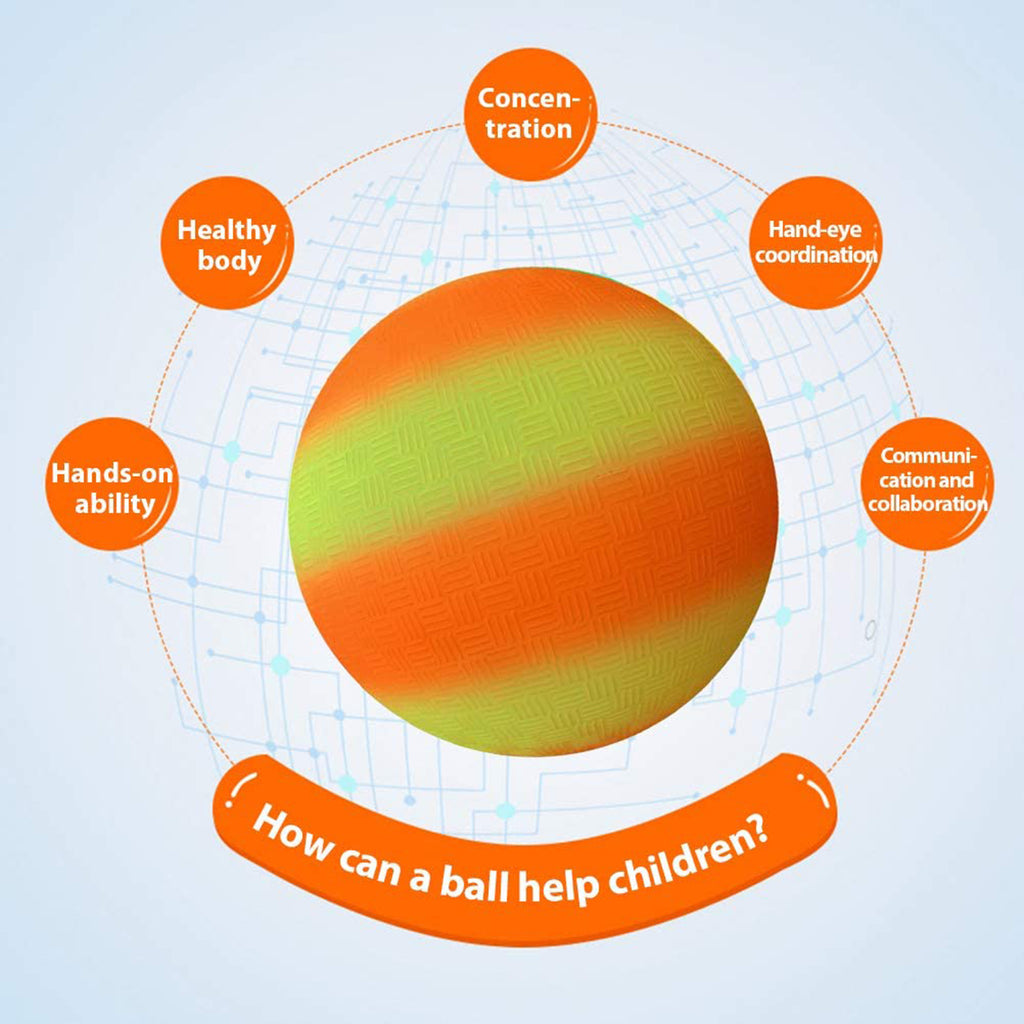 8.5Inch Rubber Bouncy Inflatable Balls O94612