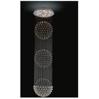Chrome 9 Light Flush Mount C9536