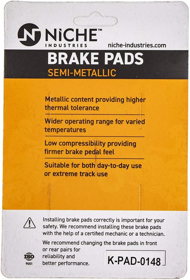 Brake Pad Set Semi-Metallic Pack of 2 J190007
