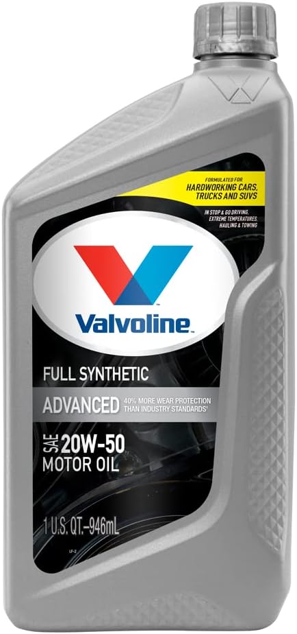 Advanced Full Synthetic SAE 10W-30 Motor Oil 1 QT, Case of 6, Pack of 2 O9442