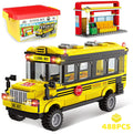 Yellow Bus Building Blocks Toy (488 Pieces) Z608487