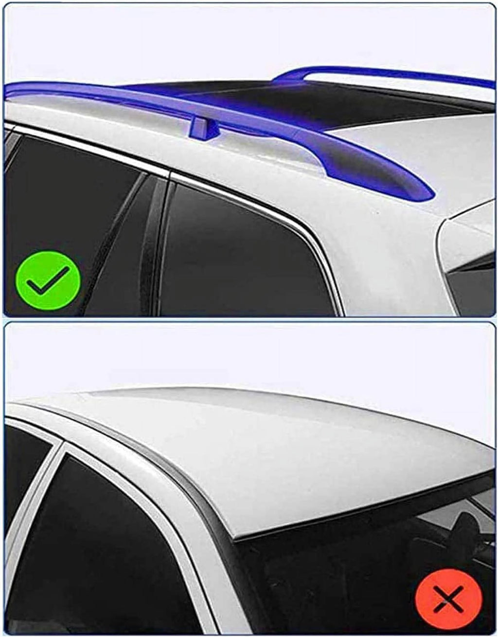 Cross Bars for Toyota Highlander 2007-2013 Roof Rack Rail Top Accessories Q5682