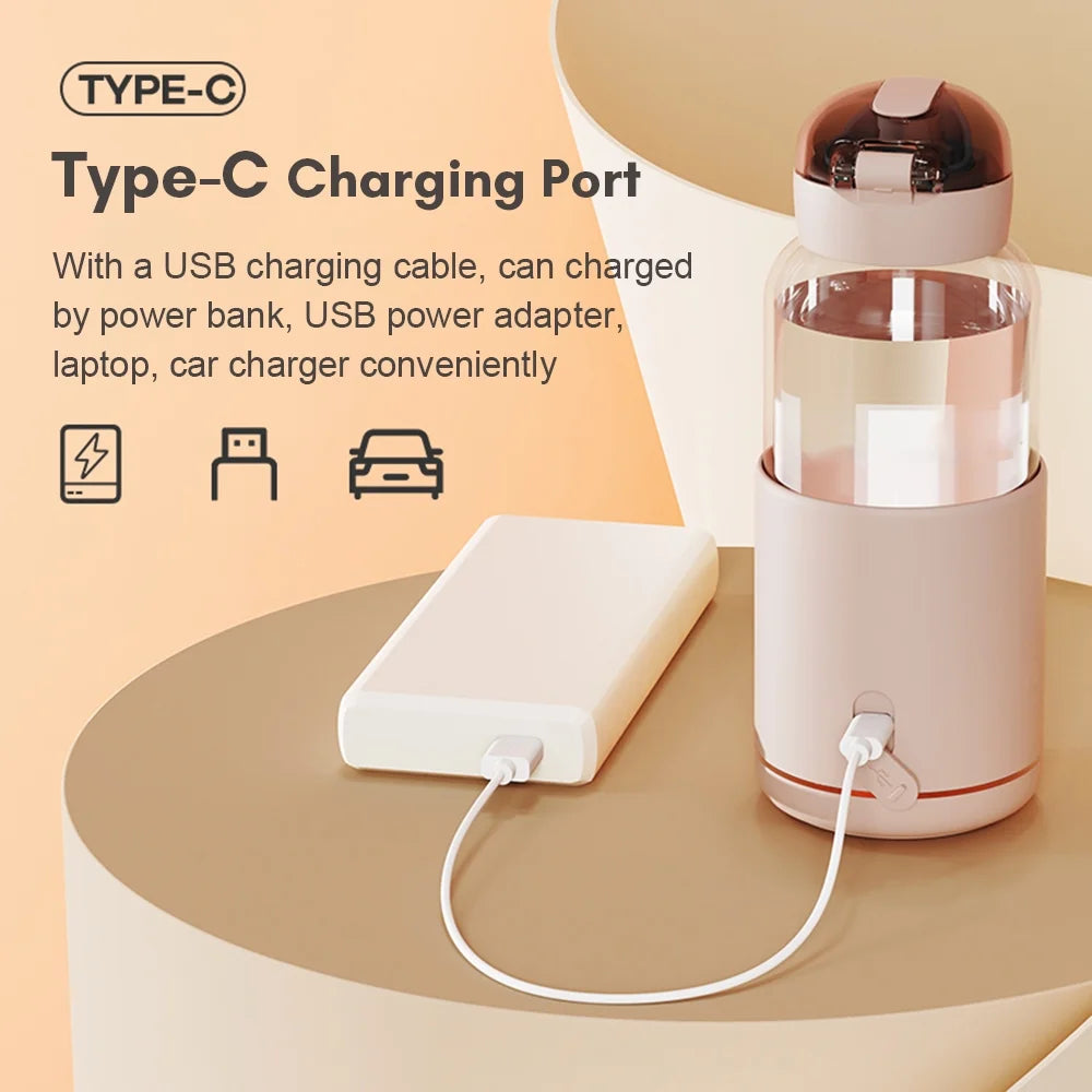 Portable Warmer for Formula 300ml Capacity Wireless Instant Warmer Electric Kettle R588866