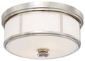 Polished Nickel 2-Light Flush Mount P186541