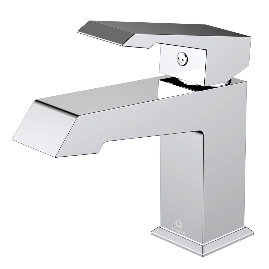 Chrome Brass Single Hole Bathroom Faucet P611