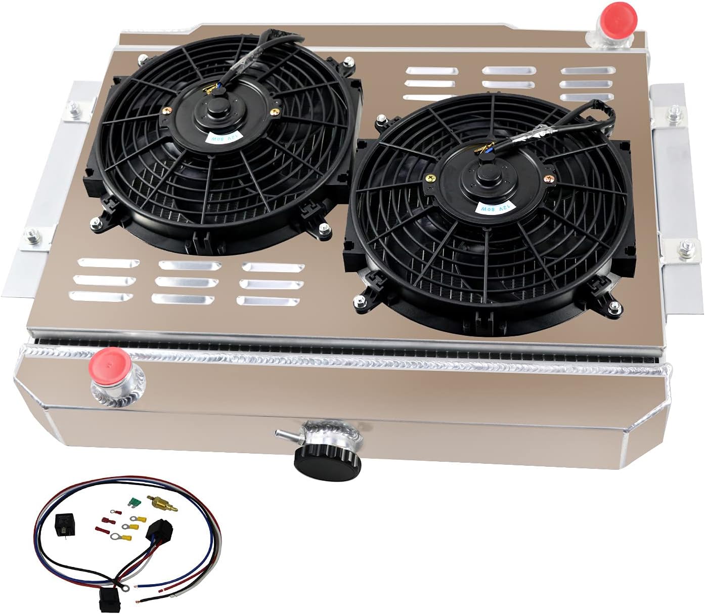 Aluminum 3 Row Radiator Shroud Fans W843