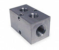 Manifold, 1/4 in Inlet, 1/8 in Outlet, NPT, Stainless Steel N92372