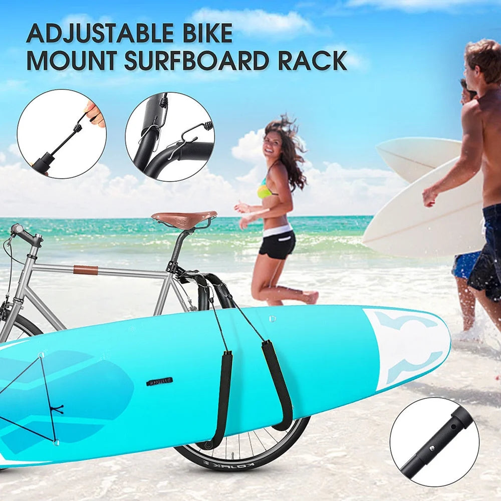 Surfboard Bicycles Carrier Rack Bike Skimboard Side Kiteboard Holder N20097